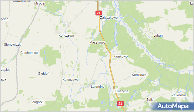 mapa Luleminko, Luleminko na mapie Targeo