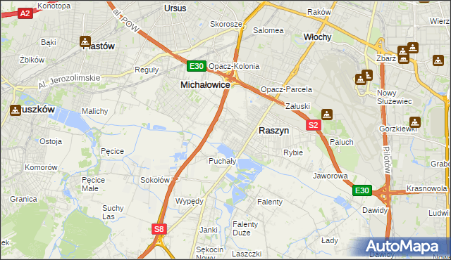 mapa Nowe Grocholice, Nowe Grocholice na mapie Targeo