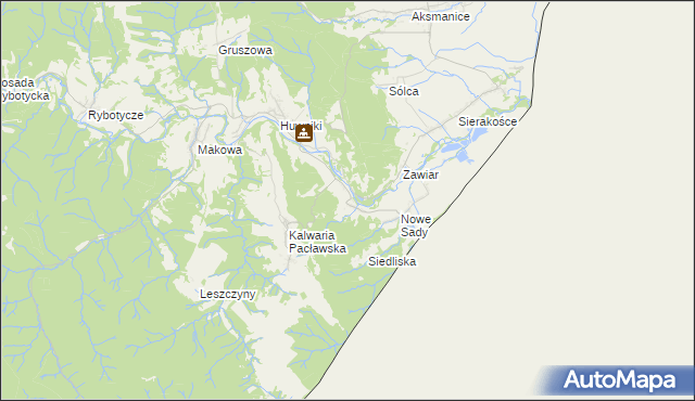 mapa Nowosiółki Dydyńskie, Nowosiółki Dydyńskie na mapie Targeo