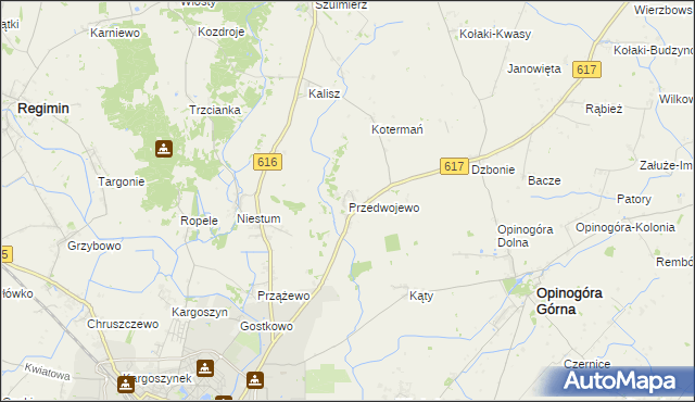 mapa Przedwojewo, Przedwojewo na mapie Targeo