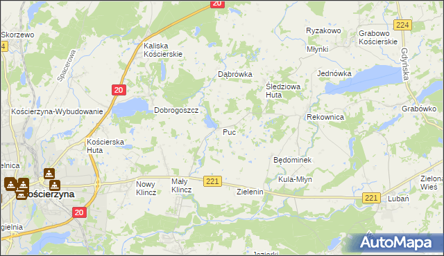 mapa Puc, Puc na mapie Targeo