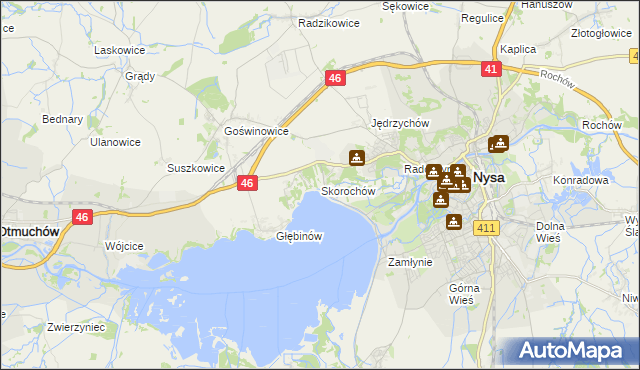 mapa Skorochów, Skorochów na mapie Targeo