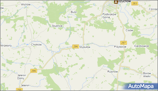 mapa Stypułów, Stypułów na mapie Targeo