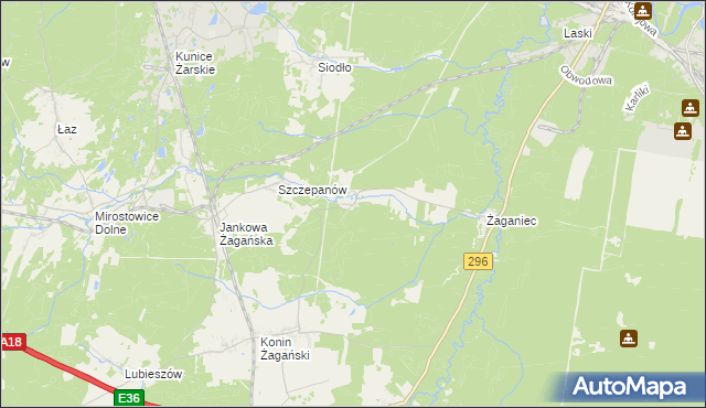 mapa Wilkowisko gmina Iłowa, Wilkowisko gmina Iłowa na mapie Targeo