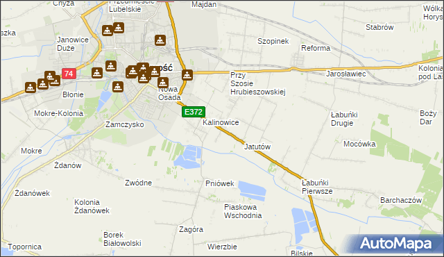 mapa Wólka Panieńska, Wólka Panieńska na mapie Targeo