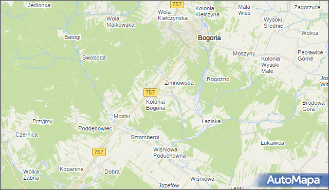 mapa Rosołówka, Rosołówka na mapie Targeo