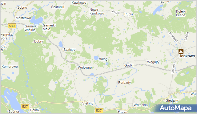 mapa Bałąg, Bałąg na mapie Targeo