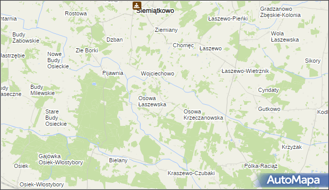 mapa Julianowo gmina Siemiątkowo, Julianowo gmina Siemiątkowo na mapie Targeo