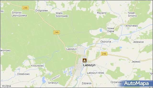 mapa Kąpie, Kąpie na mapie Targeo