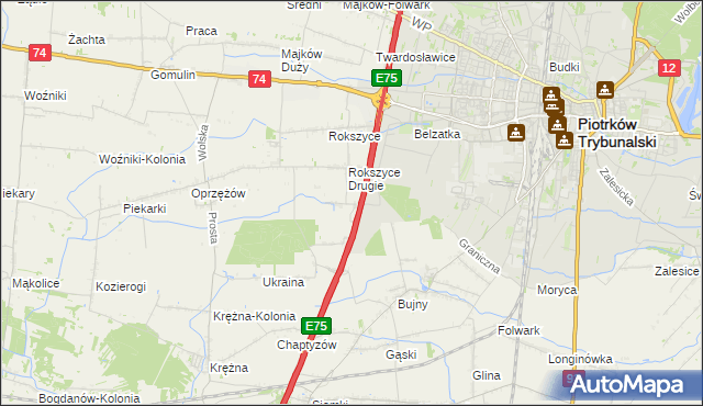 mapa Kargał-Las, Kargał-Las na mapie Targeo