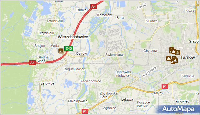 mapa Kępa Bogumiłowicka, Kępa Bogumiłowicka na mapie Targeo