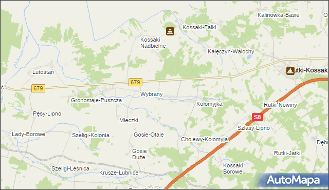 mapa Kołomyja, Kołomyja na mapie Targeo