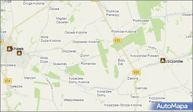 mapa Lewandowszczyzna, Lewandowszczyzna na mapie Targeo