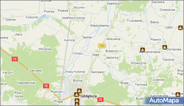 mapa Małe, Małe na mapie Targeo