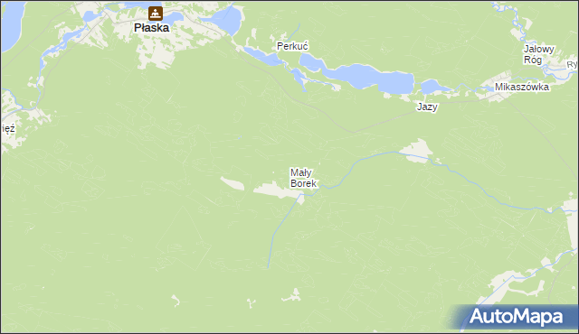 mapa Mały Borek, Mały Borek na mapie Targeo