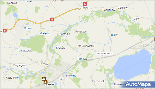 mapa Marcinowiczki, Marcinowiczki na mapie Targeo