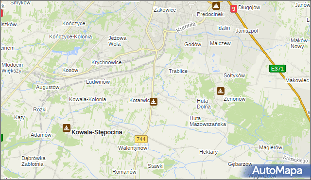 mapa Mazowszany, Mazowszany na mapie Targeo