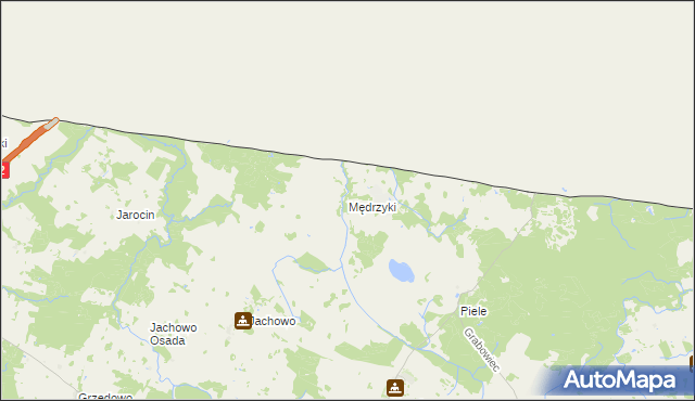 mapa Mędrzyki, Mędrzyki na mapie Targeo