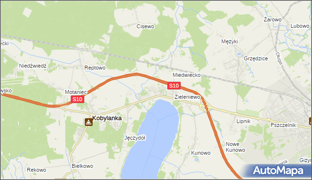 mapa Morzyczyn gmina Kobylanka, Morzyczyn gmina Kobylanka na mapie Targeo