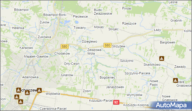 mapa Nowe Mostki, Nowe Mostki na mapie Targeo