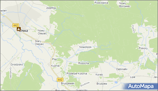 mapa Nowolipsk, Nowolipsk na mapie Targeo