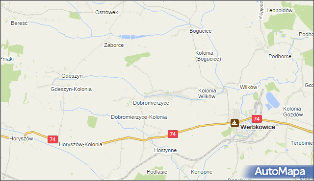 mapa Peresołowice, Peresołowice na mapie Targeo