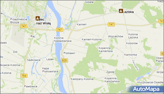 mapa Piotrawin-Kolonia, Piotrawin-Kolonia na mapie Targeo