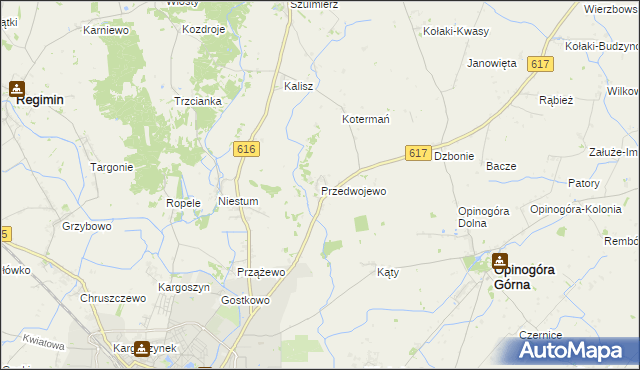 mapa Przedwojewo, Przedwojewo na mapie Targeo