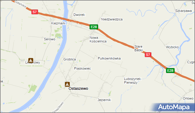 mapa Pułkownikówka, Pułkownikówka na mapie Targeo