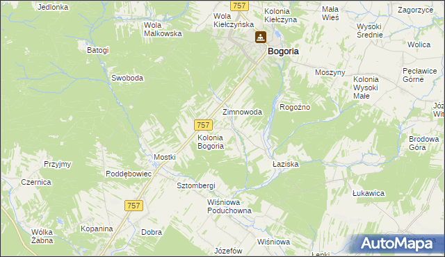 mapa Rosołówka, Rosołówka na mapie Targeo