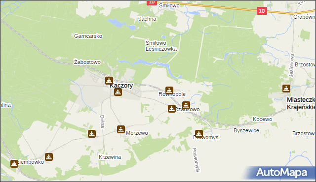 mapa Równopole, Równopole na mapie Targeo