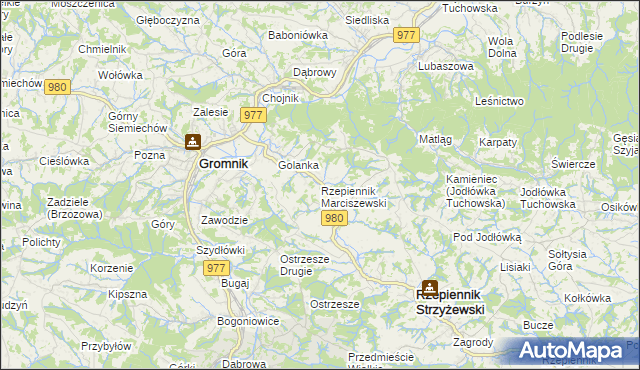 mapa Rzepiennik Marciszewski, Rzepiennik Marciszewski na mapie Targeo