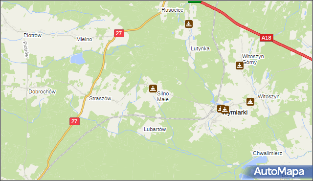 mapa Silno Małe, Silno Małe na mapie Targeo