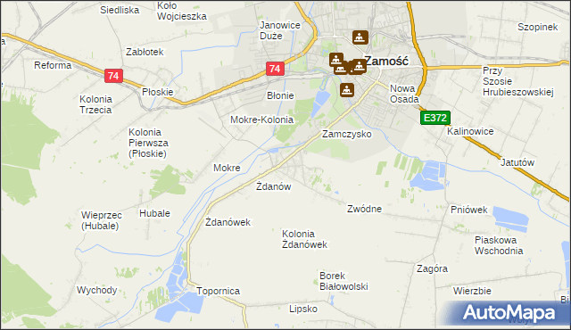 mapa Skokówka, Skokówka na mapie Targeo