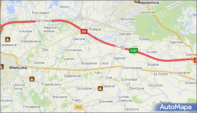 mapa Słomiróg, Słomiróg na mapie Targeo