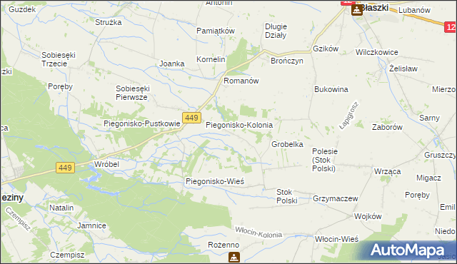 mapa Stok Nowy, Stok Nowy na mapie Targeo