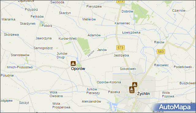 mapa Świechów, Świechów na mapie Targeo