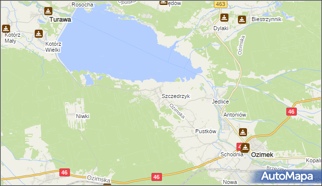 mapa Szczedrzyk, Szczedrzyk na mapie Targeo