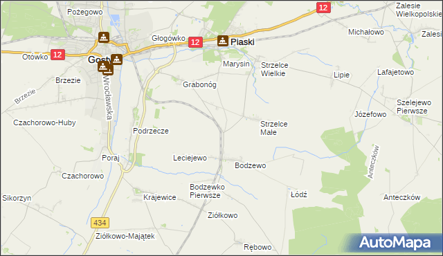 mapa Taniecznica, Taniecznica na mapie Targeo