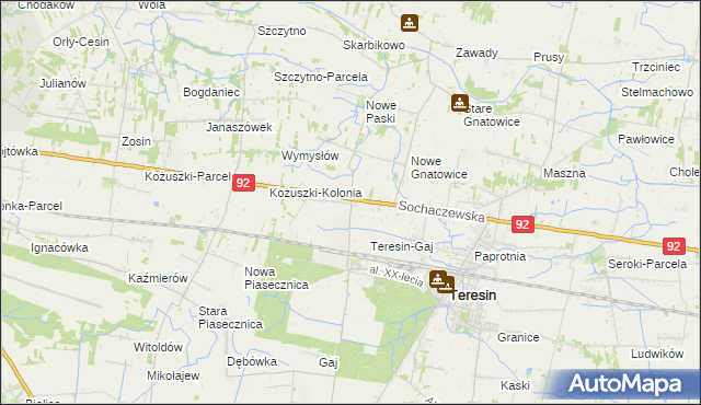mapa Topołowa, Topołowa na mapie Targeo