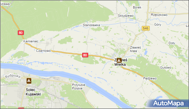 mapa Toporzysko gmina Zławieś Wielka, Toporzysko gmina Zławieś Wielka na mapie Targeo