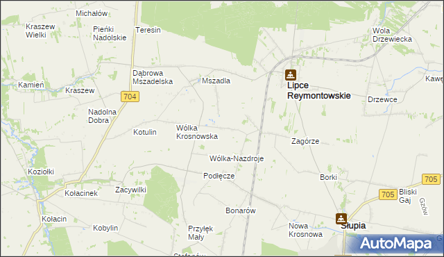 mapa Wólka-Podlesie, Wólka-Podlesie na mapie Targeo