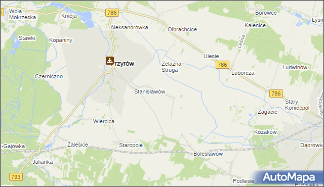 mapa Zarębice, Zarębice na mapie Targeo