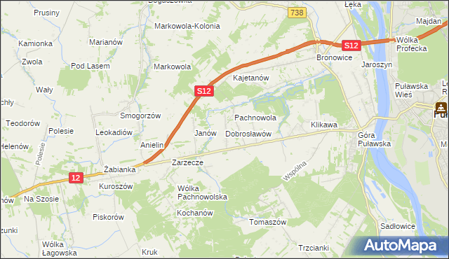 mapa Dobrosławów, Dobrosławów na mapie Targeo