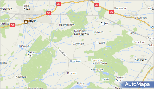 mapa Katarzynów gmina Zduny, Katarzynów gmina Zduny na mapie Targeo