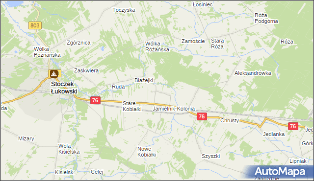 mapa Nowy Jamielnik, Nowy Jamielnik na mapie Targeo