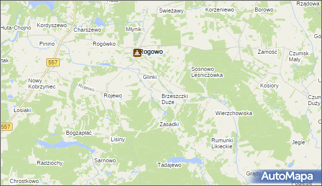 mapa Brzeszczki Duże, Brzeszczki Duże na mapie Targeo