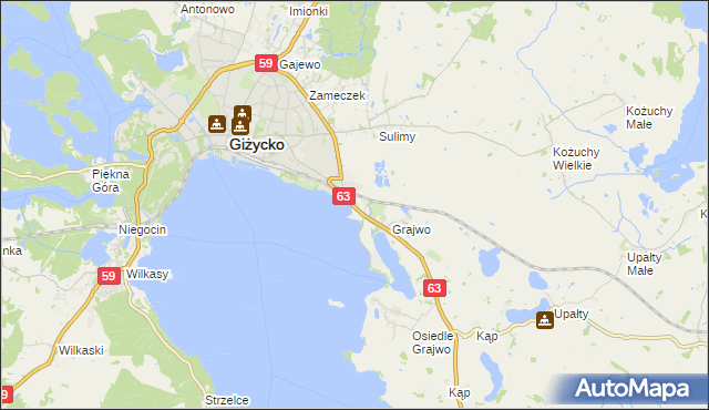 mapa Bystry, Bystry na mapie Targeo