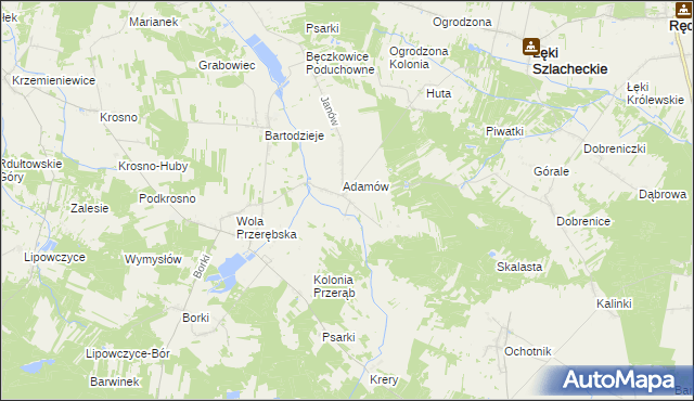mapa Cieśle gmina Łęki Szlacheckie, Cieśle gmina Łęki Szlacheckie na mapie Targeo
