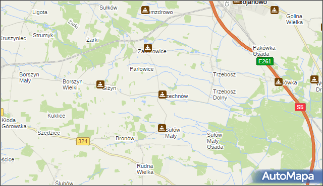 mapa Czechnów, Czechnów na mapie Targeo